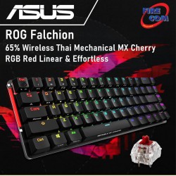 (KEYBOARD)Asus ROG Falchion 65% Wireless Thai Mechanical MX Cherry RGB Red Linear & Effortless