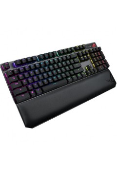 KEYBOARD ASUS ROG STRIX SCOPE NX WIRELESS DELUXE (BLACK) (ROG NX RED SWITCH - RGB - EN/TH) (90MP02I6-BKLA00) สามารถออกใบกำกับภาษีได้