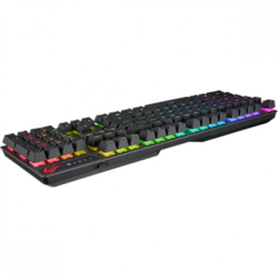 KEYBOARD ASUS ROG STRIX SCOPE NX WIRELESS DELUXE (BLACK) (ROG NX RED SWITCH - RGB - EN/TH) (90MP02I6-BKLA00) สามารถออกใบกำกับภาษีได้