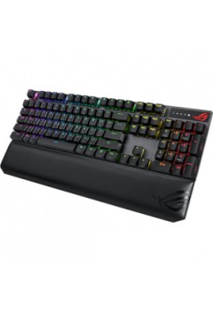 KEYBOARD ASUS ROG STRIX SCOPE NX WIRELESS DELUXE (BLACK) (ROG NX RED SWITCH - RGB - EN/TH) (90MP02I6-BKLA00) สามารถออกใบกำกับภาษีได้