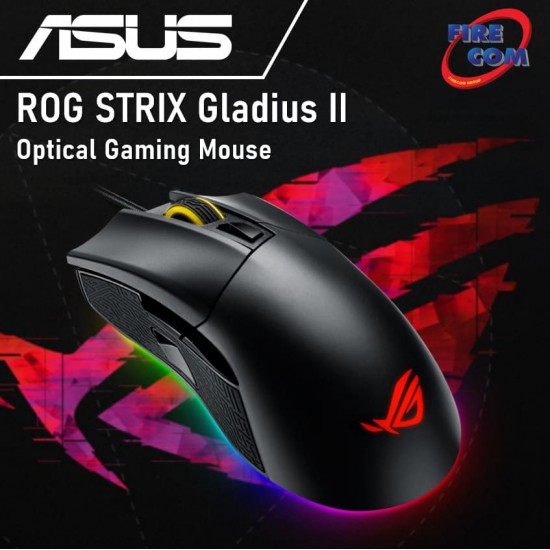 (Mouse)Asus ROG STRIX Gladius II Optical Gaming Mouse