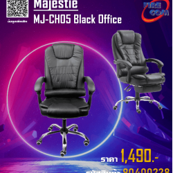 (Office Chair) Majestie MJ-CH05 Black Office Chair 