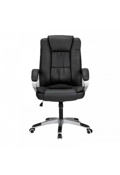 เก้าอี้สำนักงาน Deli DLI-E4524 (Black) เก้าอี้ผู้บริหาร สามารถออกใบกำกับภาษีได้