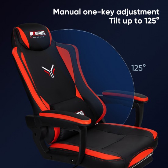 เก้าอี้คอมพิวเตอร์ Deli DLI-E4936 (Black/Red) Gaming Chair สามารถออกใบกำกับภาษีได้