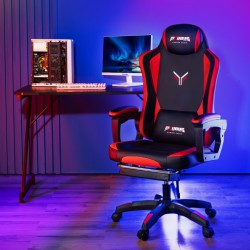 เก้าอี้คอมพิวเตอร์ Deli DLI-E4936 (Black/Red) Gaming Chair สามารถออกใบกำกับภาษีได้