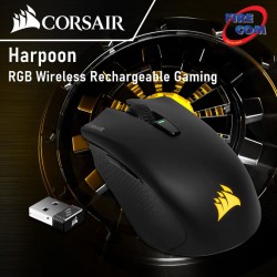 (Mouse)Corsair Harpoon RGB Wireless Rechargeable Gaming
