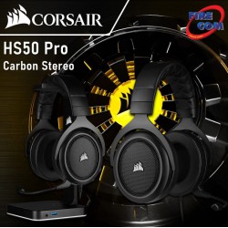 (HEADSET)Corsair HS50 Pro Carbon Stereo