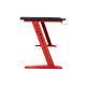 (GAMING DESK) โต๊ะ Nubwo ND-601 Red Gaming Desk E-Sport Durable (24099) สามารถออกใบกำกับภาษีได้