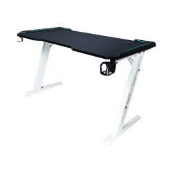 (GAMING DESK) โต๊ะ Nubwo ND-601 White Gaming Desk E-Sport Durable (24101) สามารถออกใบกำกับภาษีได้