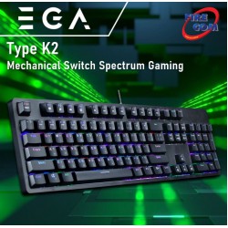 (KEYBOARD) EGA Type K2 Mechanical Switch Spectrum Gaming