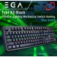 (KEYBOARD) EGA Type K3 Black Rainbow Lighting Mechanical Switch Gaming Blue Switch