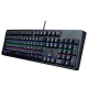 (KEYBOARD) EGA Type K3 Black Rainbow Lighting Mechanical Switch Gaming Red Switch