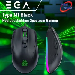 (Mouse) EGA Type M1 Black RGB backlighting Spectrum Gaming