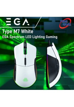 (Mouse) EGA Type M7 White EGA Spectrum LED Lighting Gaming
