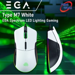 (Mouse) EGA Type M7 White EGA Spectrum LED Lighting Gaming