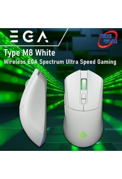 (Mouse) EGA Type M8 White Wireless EGA Spectrum Ultra Speed Gaming