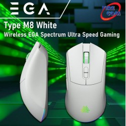 (Mouse) EGA Type M8 White Wireless EGA Spectrum Ultra Speed Gaming