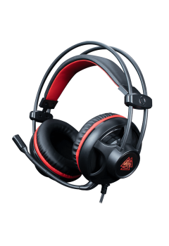 (HEADSET) EGA Type H5 Black & Red 5.1 Surround Sound Gaming