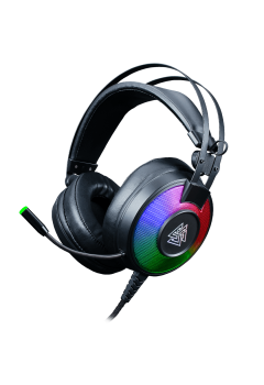 (HEADSET) EGA Type H4 Black Virtual7.1 Software Spectrum LED Lighting