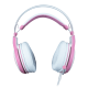 (HEADSET) EGA Type H6 Pink Virtual7.1 Software Spectrum LED Lighting