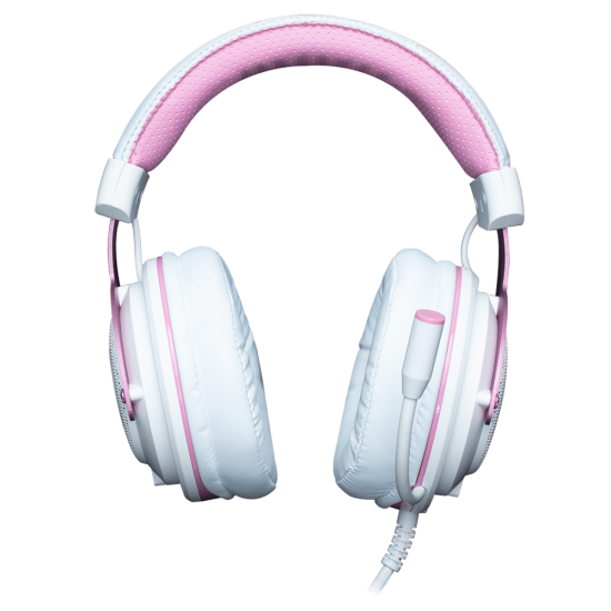 (HEADSET) EGA Type H7 Pink Virtual7.1 Software Spectrum LED Lighting