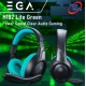 (HEADSET) EGA H102 Lite Green Power Sound Clear Audio Gaming