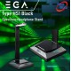 (HEADSETSTAND) EGA Type HS1 Black Spectrum Headphone Stand