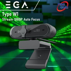(WEBCAM) EGA Type W1 Stream 1080P Auto Focus