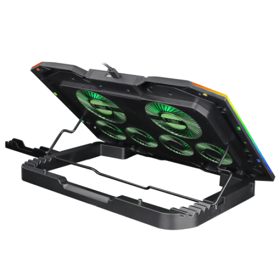 (CoolingPad) EGA TYPE CP1 RGB multi-color Cool Light Spectrum Gaming Cooler Pad
