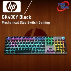 (KEYBOARD) HP GK400Y Black Mechanical Blue Switch Gaming