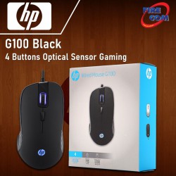 (Mouse)HP G100 Black 4 Buttons Optical Sensor Gaming