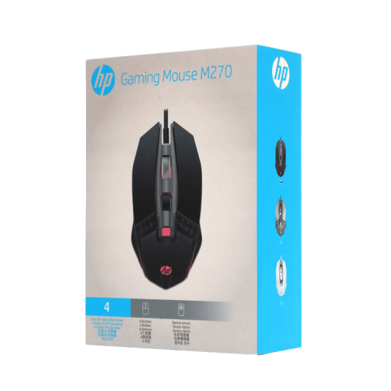 (Mouse)HP M270 Black 6 Buttons Optical sensor Gaming