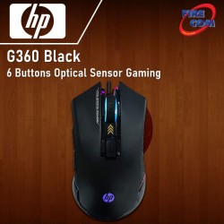 (Mouse)HP G360 Black 6 Buttons Optical Sensor Gaming
