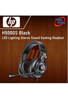 (HEADSET)HP H500GS Black LED Lighting Stereo Sound Gaming Headset