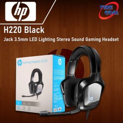 (HEADSET)HP H220 Black Jack 3.5mm LED Lighting Stereo Sound Gaming Headset