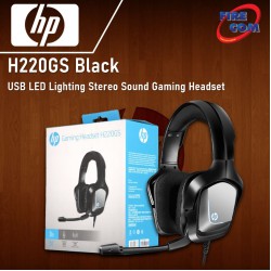 (HEADSET)HP H220GS Black USB LED Lighting Stereo Sound Gaming Headset