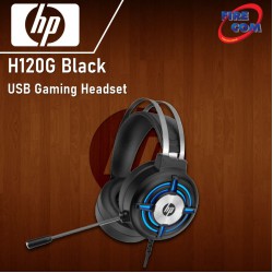 (HEADSET)HP H120G Black USB Gaming Headset