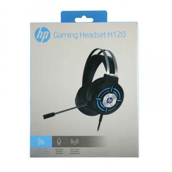 (HEADSET)HP H120 Black USB 3.5mm Jack Gaming Headset