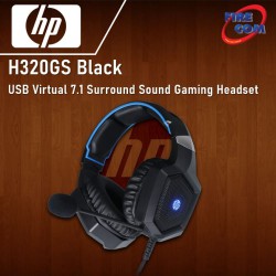 (HEADSET)HP H320GS BlackUSB Virtual 7.1 Surround Sound Gaming Headset