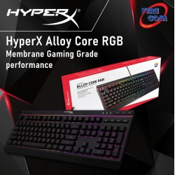 (KEYBOARD)Kingston HyperX Alloy Core RGB Membrane Gaming Grade performance