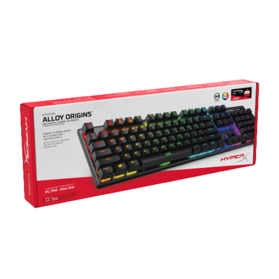 (KEYBOARD)Kingston HyperX Alloy Origins Mechanical Gaming RGB Red Linear