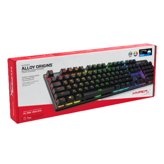 (KEYBOARD)Kingston HyperX Alloy Origins Mechanical Gaming RGB Blue Clicky