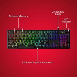 คีย์บอร์ด Kingston HyperX Alloy Origins Mechanical RGB Red Linear(HX-KB7RDX-US) สามารถออกใบกำกับภาษีได้