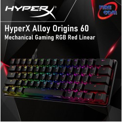 (KEYBOARD)Kingston HyperX Alloy Origins 60 Mechanical Gaming RGB Red Linear