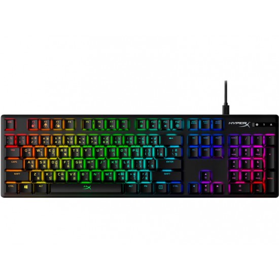 คีย์บอร์ด HyperX Alloy Origins Compact Durable Design Blue SW(TH) Clicky สามารถออกใบกำกับภาษีได้