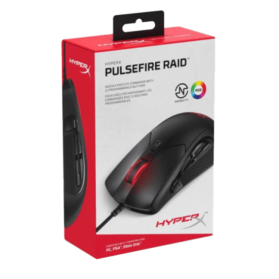 (Mouse)KINGSTON HyperX PulseFire Raid RGB Gaming