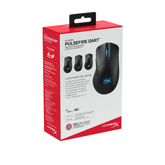 (Mouse)KINGSTON HyperX PulseFire Dart Wireless Gaming Mouse