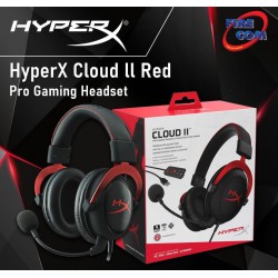 (HEADSET)KINGSTON HyperX Cloud ll Red Pro Gaming Headset