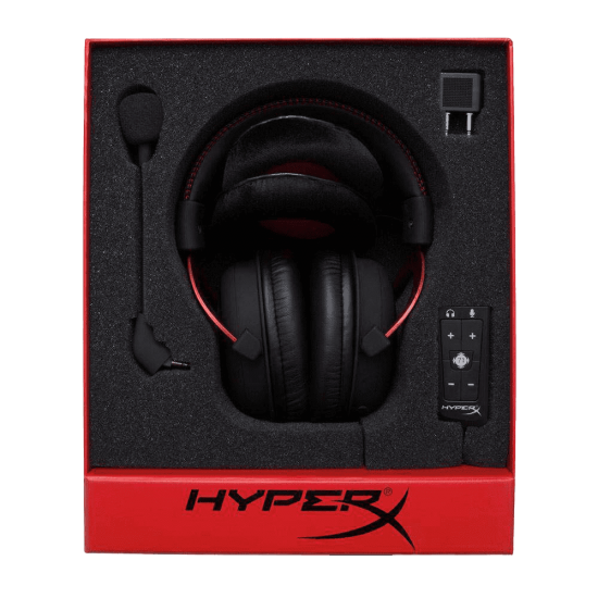 (HEADSET)KINGSTON HyperX Cloud ll Red Pro Gaming Headset