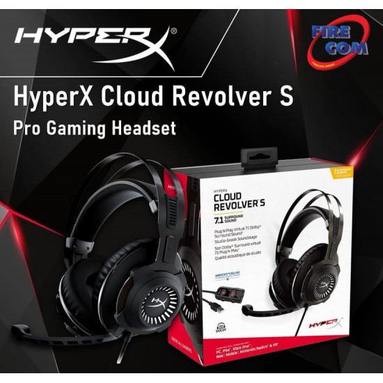 (HEADSET)KINGSTON HyperX Cloud Revolver S Pro Gaming Headset